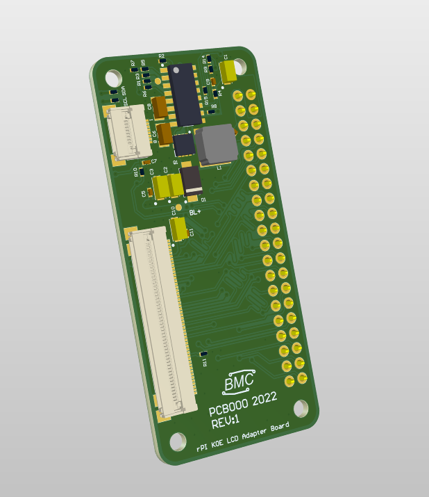 Raspberry Pi LCD HAT — KOE FPC Display Interface